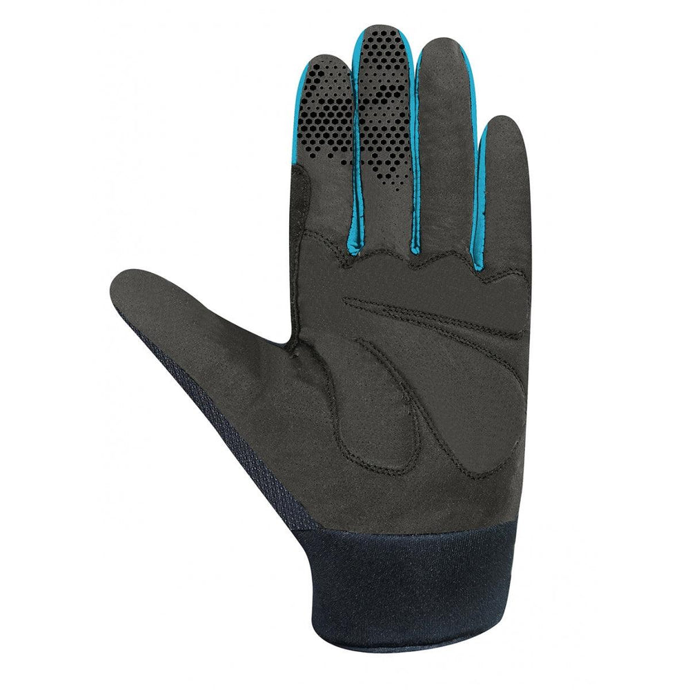 Chiba Blade Mens Cycling Gloves (Black/Turquoise) - BUMSONTHESADDLE