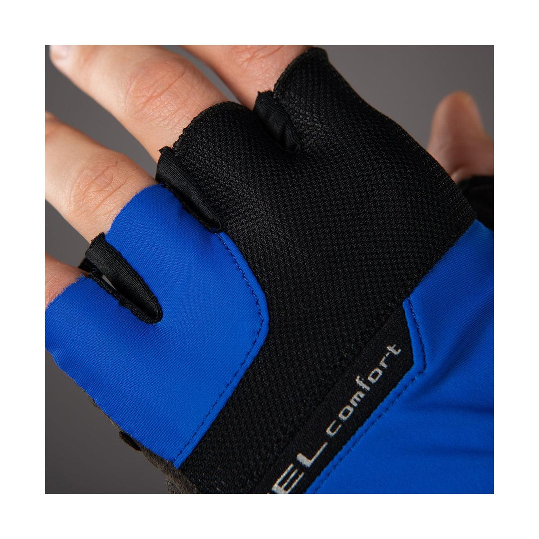 Chiba Gel Comfort Mens Cycling Gloves (Blue) - BUMSONTHESADDLE