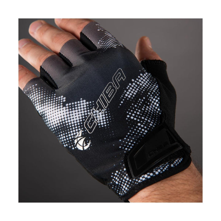 Chiba Ride II Mens Cycling Gloves (Black) - BUMSONTHESADDLE