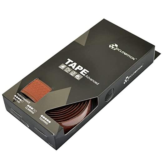 Ciclovation Grind Touch Advanced Handlebar Tape (Chocolate Brown) - BUMSONTHESADDLE
