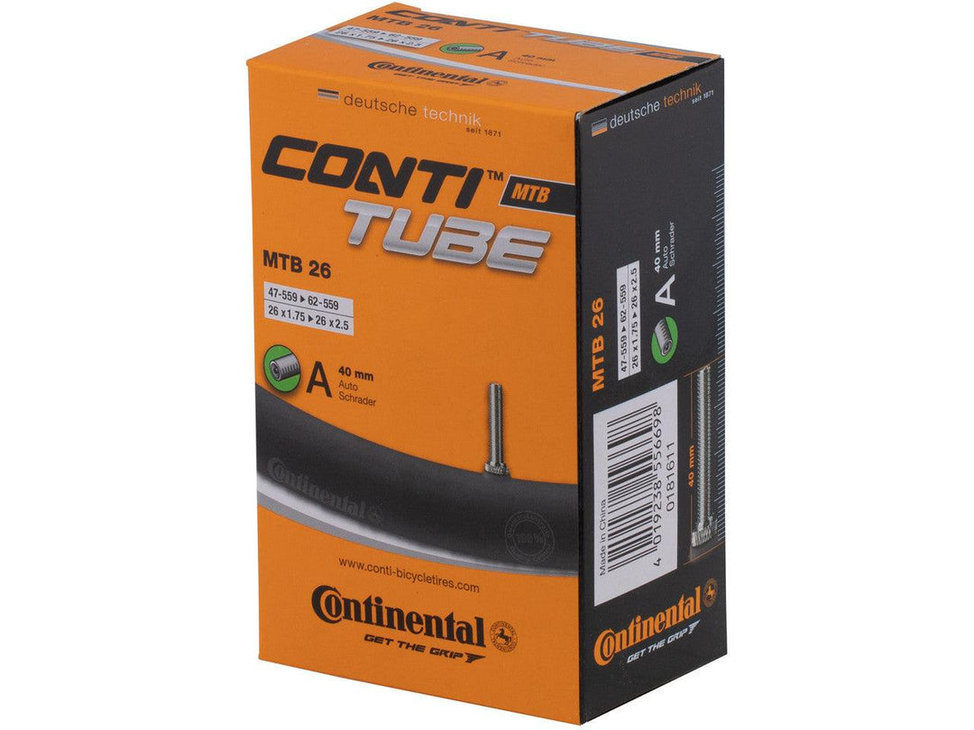 Continental 26x1.75-2.5 40mm Schrader MTB Tube - BUMSONTHESADDLE