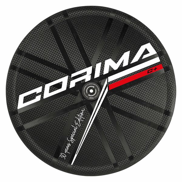 Corima C+ WS TT Carbon Disc Brake Wheel - Shimano/Sram (Black/White Decal)