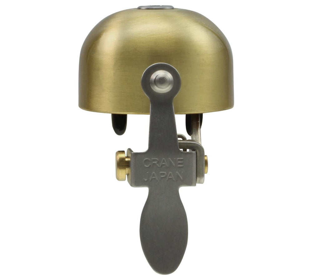 Crane E-NE Clamp Band Mount Bell (Matte Gold) - BUMSONTHESADDLE