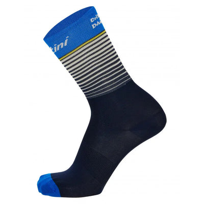 Santini Criterium DU Dauphine Unisex Cycling Socks (Blue)