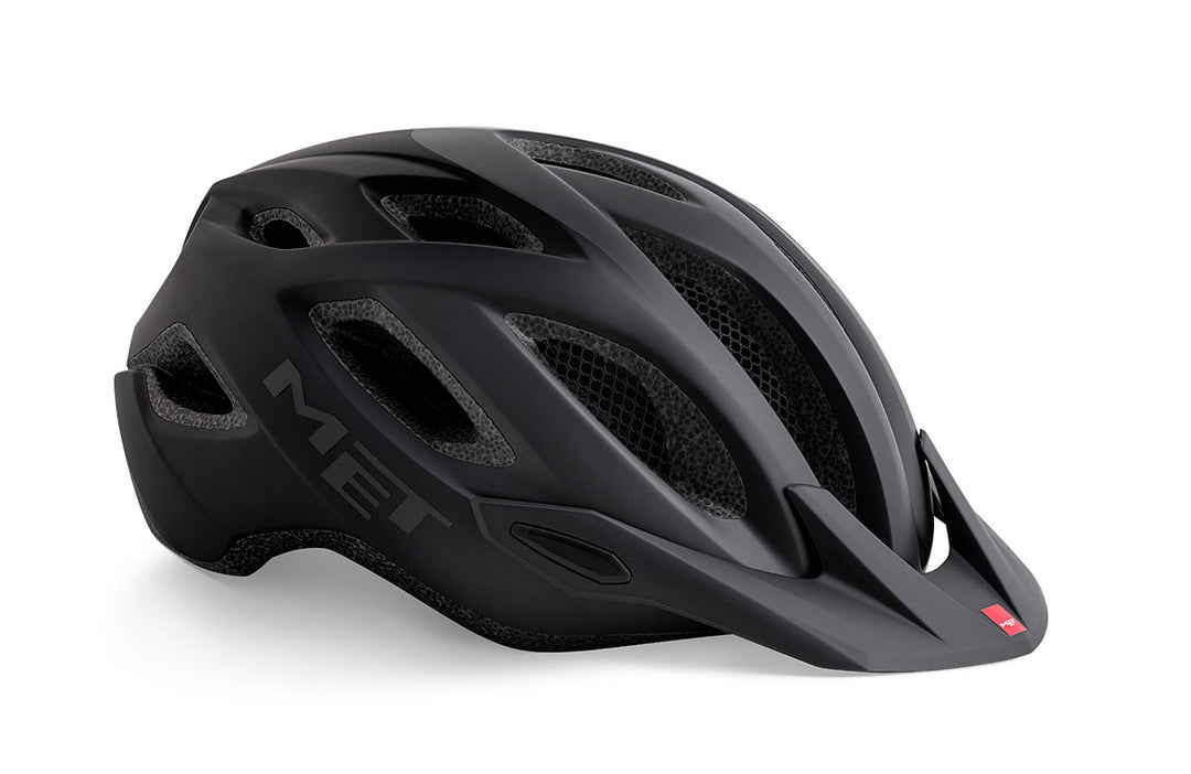 MET Crossover Hybrid Cycling Helmet (Shaded Black/Matt)