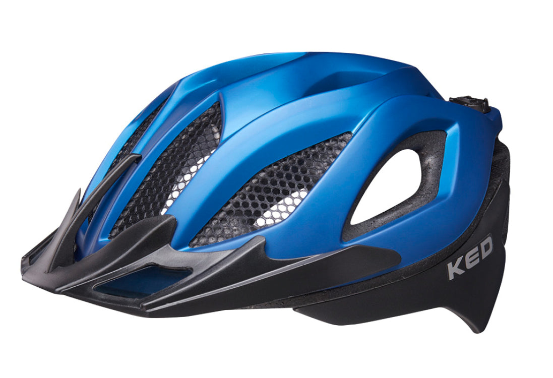 KED Spiri II MTB Cycling Helmet (Blue Black Matt)