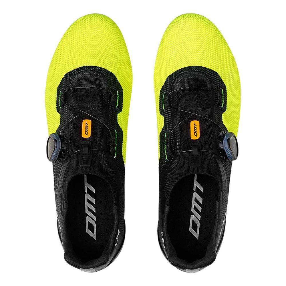 DMT KR4 Road Cycling Shoes (Black/Yellow Fluo) - BUMSONTHESADDLE