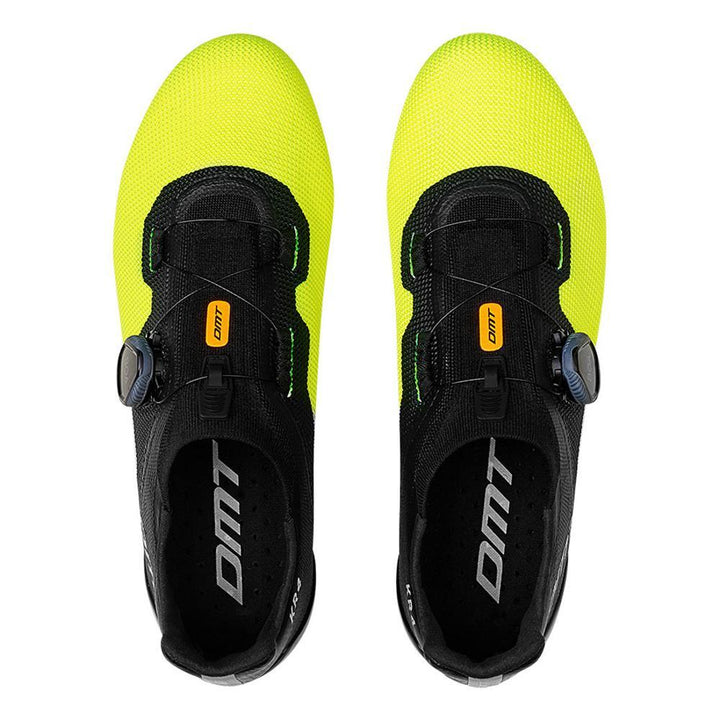 DMT KR4 Road Cycling Shoes (Black/Yellow Fluo) - BUMSONTHESADDLE
