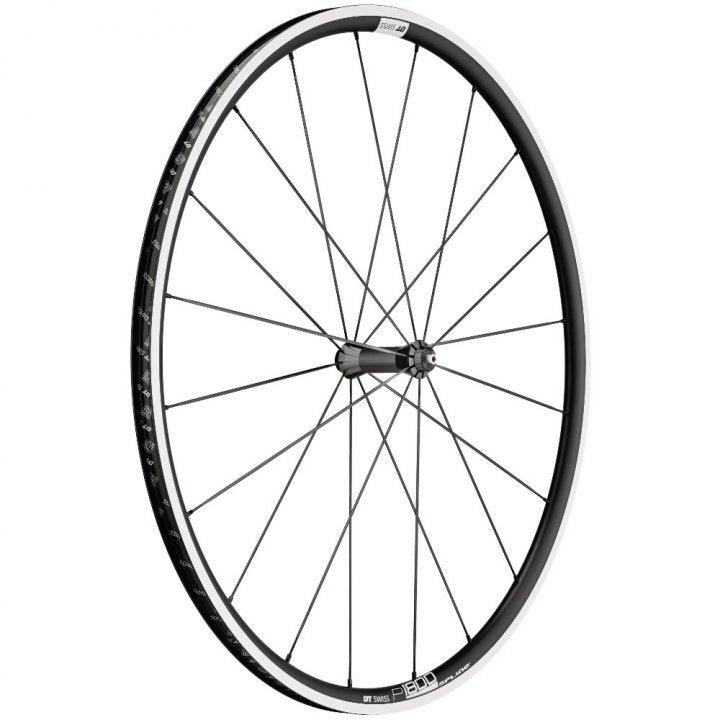DT Swiss P1800 Spline Aluminium Tubeless Rim Brake Wheel - Shimano/Sram (Black) - BUMSONTHESADDLE