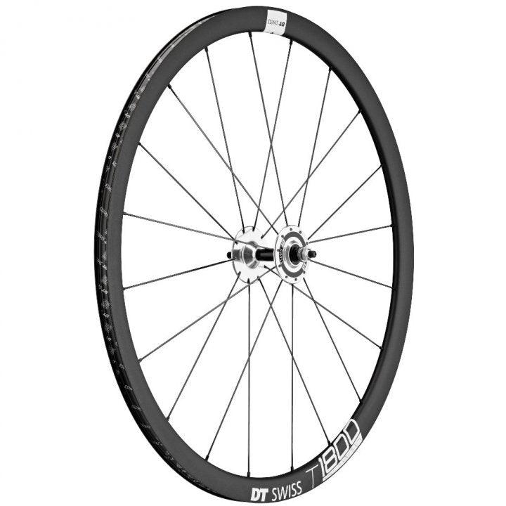 DT Swiss T 1800 Classic Aluminium Tubeless Wheel (Black) - BUMSONTHESADDLE