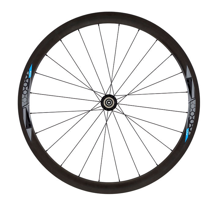 Quai R45 Carbon Tubeless Ready Rim Brake Wheel - Shimano Micro Spline (Black)