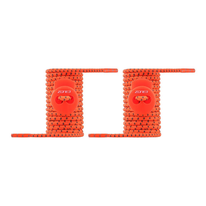 Zone 3 Elastic Shoe Laces (Neon Orange)