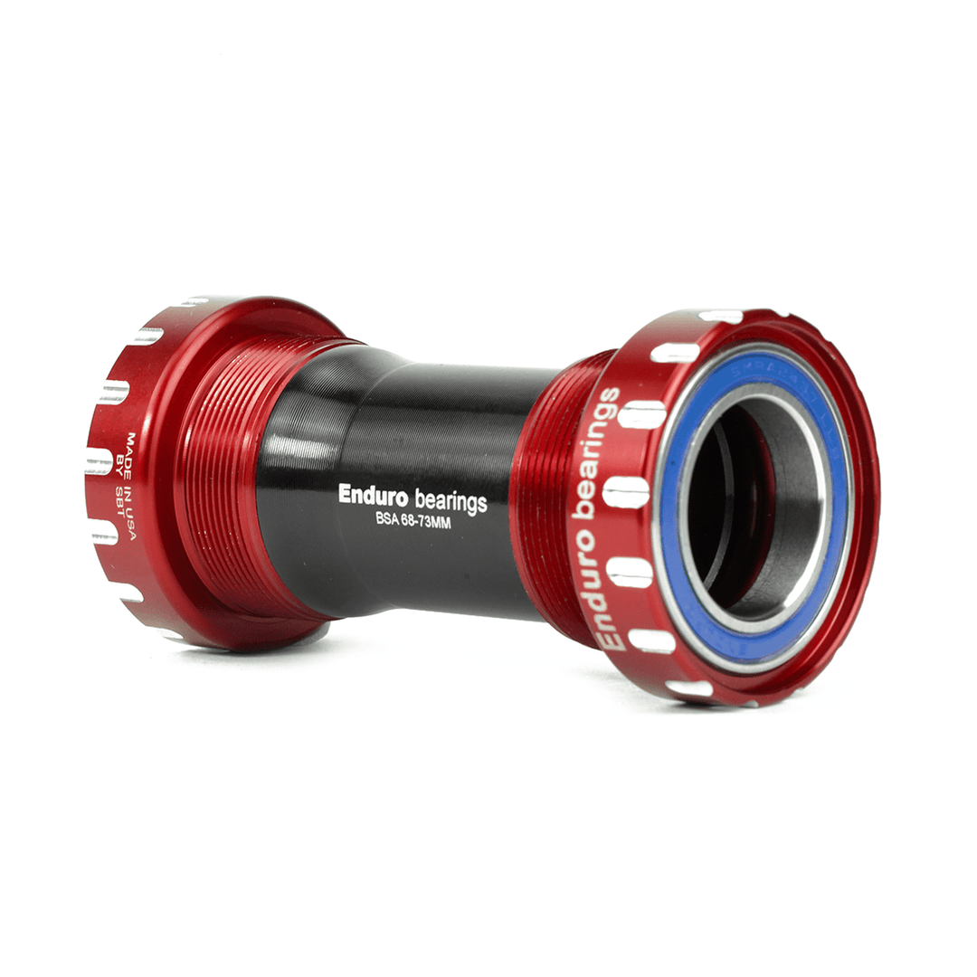 Enduro A/C A5 BSA Bottom Bracket (Red) - BUMSONTHESADDLE