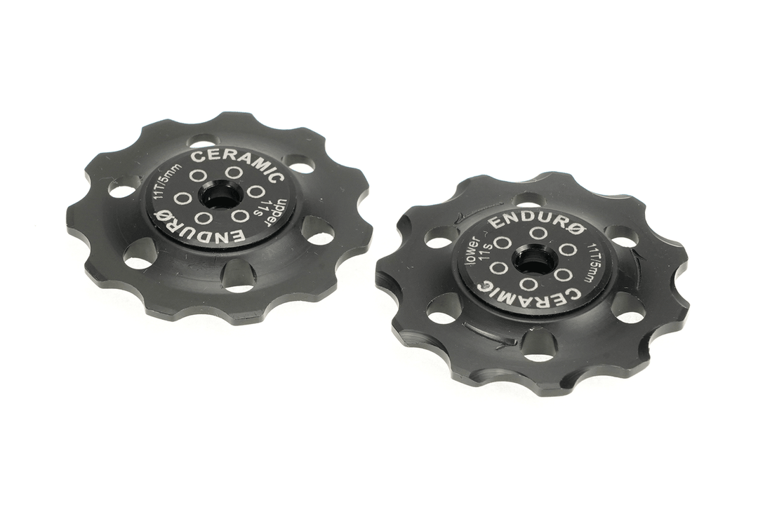 Enduro Zero Derailleur Pulley For Shimano (Black) - BUMSONTHESADDLE