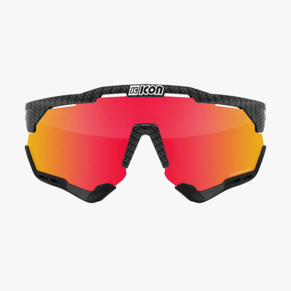 Scicon Aeroshade XL Sport Sunglasses (Multimirror Red/Carbon Matt)