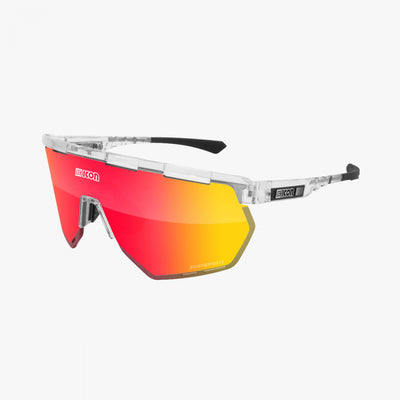 Scicon Aerowing Sport Sunglasses (Multimirror Red/Crystal Gloss)