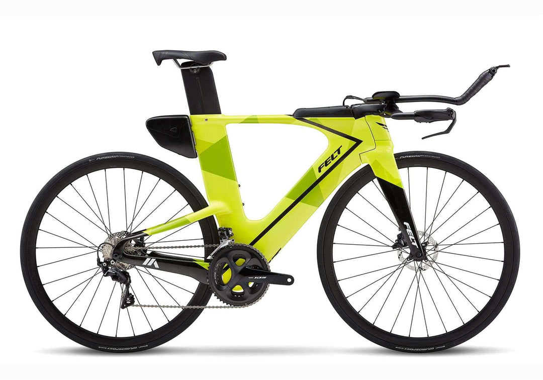 Felt IA Advanced 105 (Chartreuse Geo) - BUMSONTHESADDLE