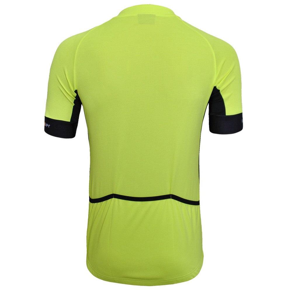 Funkier Cefalu Active Mens Cycling Jersey (Yellow) - BUMSONTHESADDLE