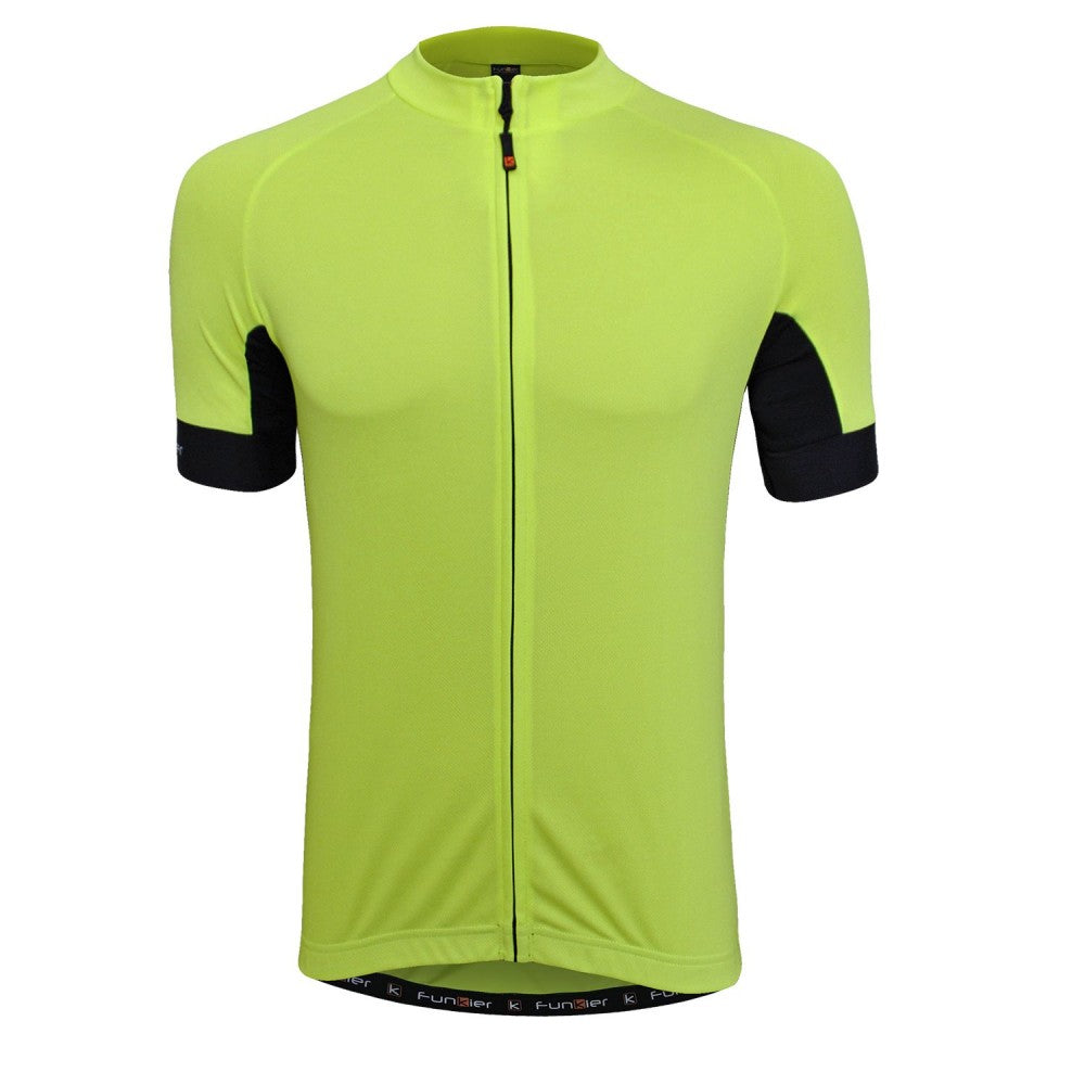 Funkier Cefalu Active Mens Cycling Jersey (Yellow)