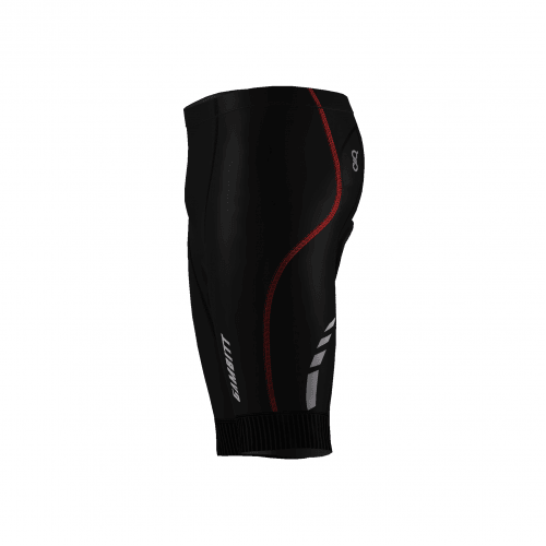 Gambitt Freeflow Mens Cycling Shorts (Black/Red) - BUMSONTHESADDLE