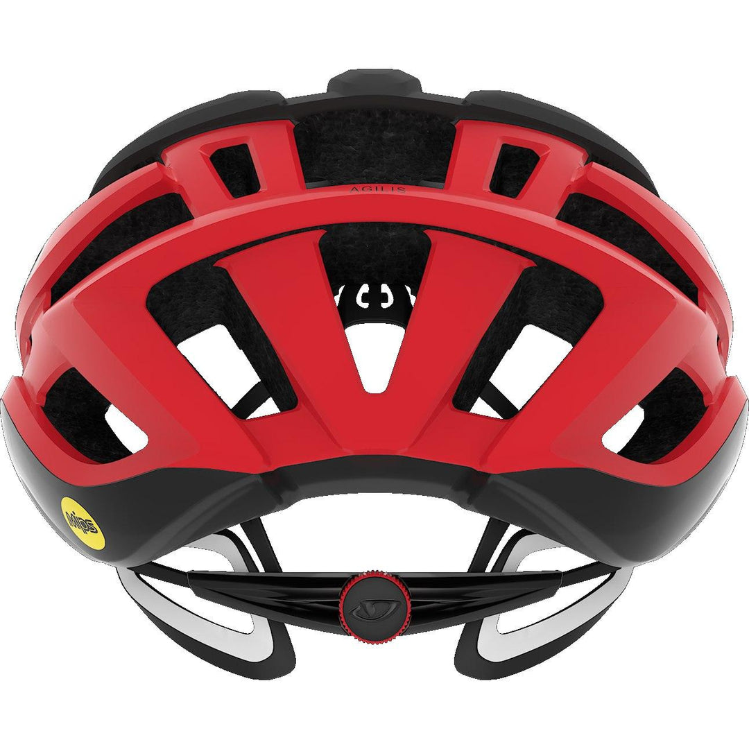 Giro Agilis MIPS Road Cycling Helmet (Matte Black/Bright Red