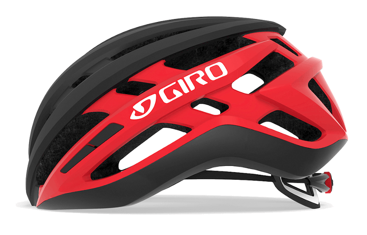 Giro Agilis Road Cycling Helmet (Matte Black/Bright Red) - BUMSONTHESADDLE