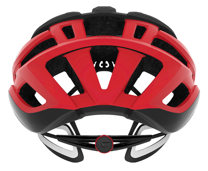 Giro Agilis Road Cycling Helmet (Matte Black/Bright Red) - BUMSONTHESADDLE