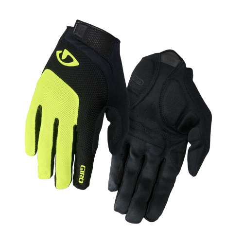 Giro Bravo Gel LF Mens Cycling Gloves(Highlight Yellow)