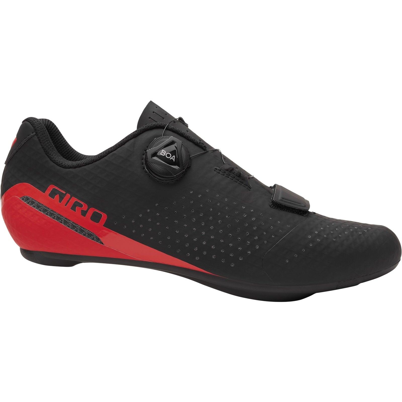 Giro Cadet Road Cycling Shoes (Black/Bright Red) – BUMSONTHESADDLE