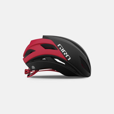 Giro Eclipse Spherical MIPS Road Cycling Helmet (Matte Black/White/Bright Red)