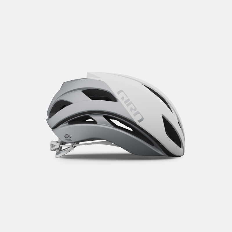 Giro Eclipse Spherical MIPS Road Cycling Helmet (Matte White/Silver)