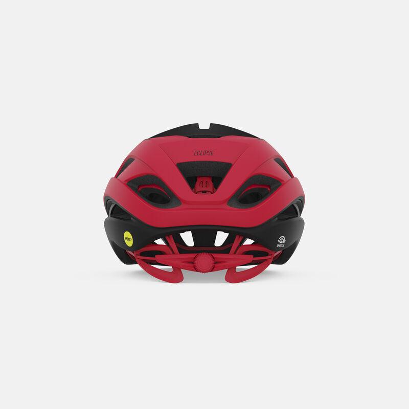 Giro Eclipse Spherical MIPS Road Cycling Helmet (Matte Black/White/Bright Red) - BUMSONTHESADDLE