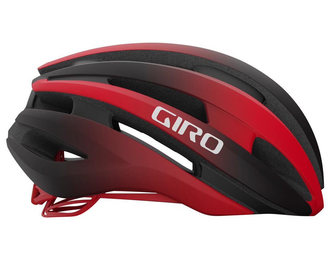 Giro Synthe MIPS II Road Cycling Helmet (Matte Black/Bright Red) - BUMSONTHESADDLE