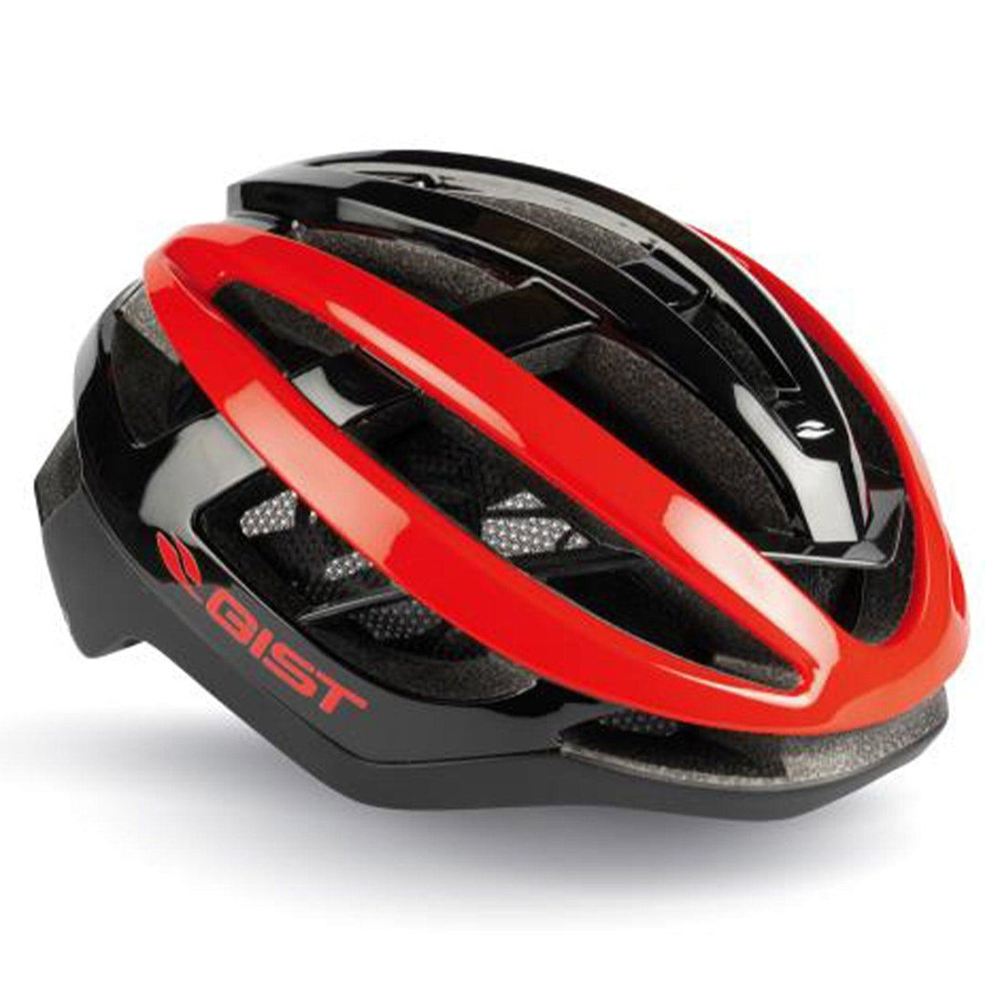 Gist Sonar Road Cycling Helmet (Black/Red) - BUMSONTHESADDLE