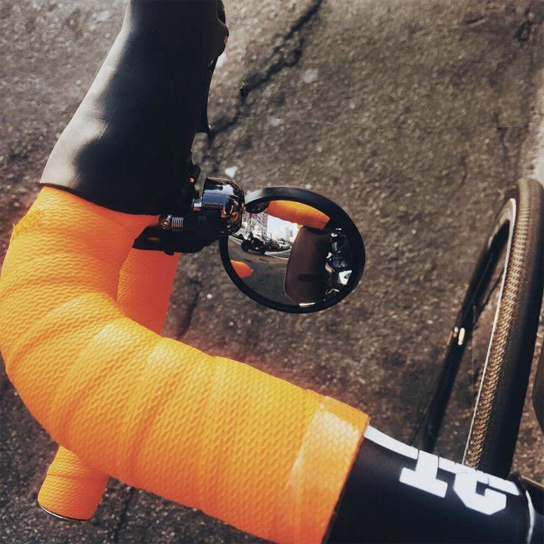 Guee i-See Safety Mirror (Black) - BUMSONTHESADDLE