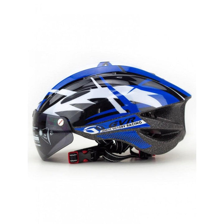 GVR 203V Jump Road Cycling Helmet (Blue) - BUMSONTHESADDLE