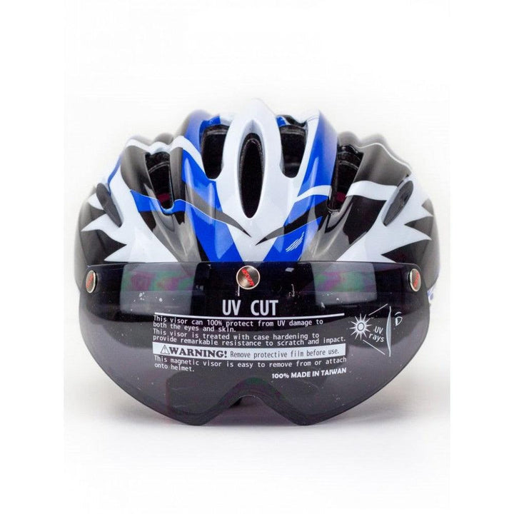 GVR 203V Jump Road Cycling Helmet (Blue) - BUMSONTHESADDLE