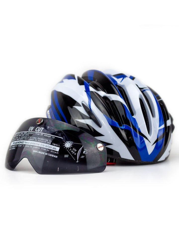 GVR Jump Adult Road Cycling Helmet (Blue) - BUMSONTHESADDLE