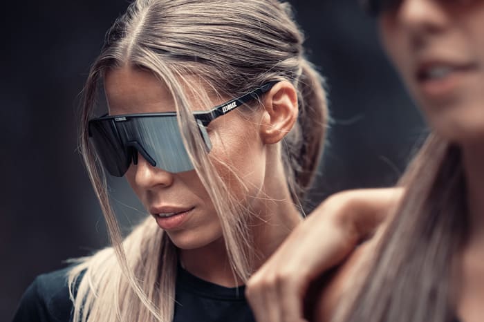 Bliz Hero Black Sport Sunglasses (Silver)