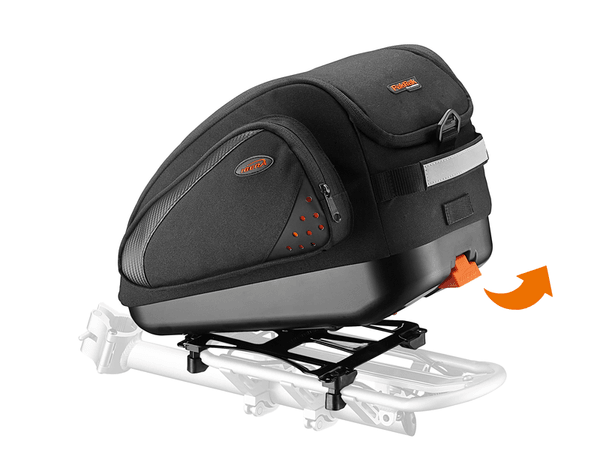 Ibera PakRak Commuter Multimount Bag - BUMSONTHESADDLE