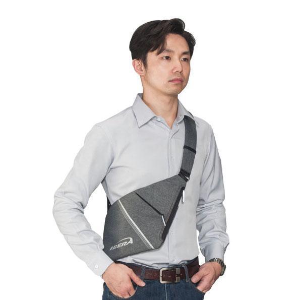 Ibera Slimline Sling bag (Black) - BUMSONTHESADDLE