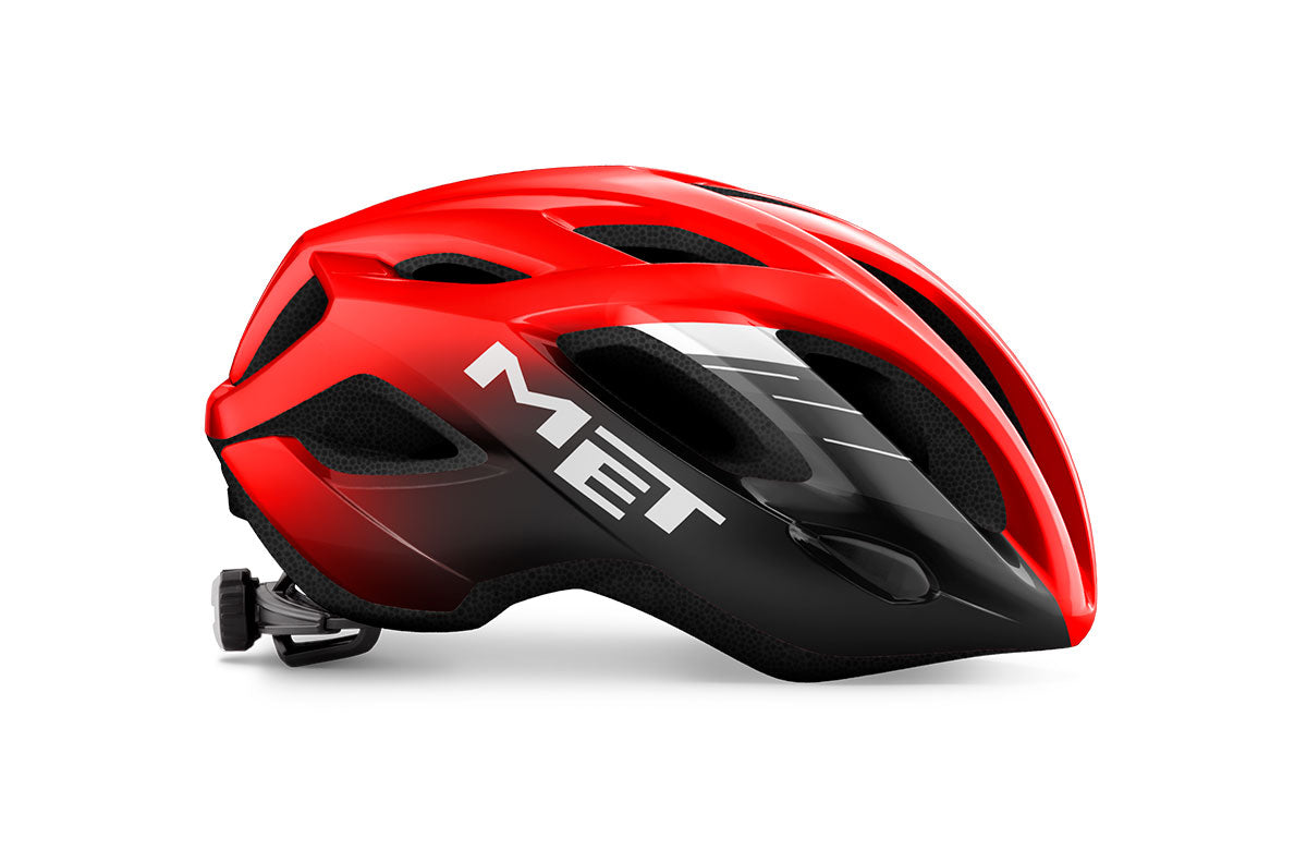 MET Idolo Road Cycling Helmet (Red/Black/Glossy)