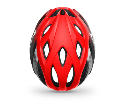 MET Idolo Road Cycling Helmet (Red/Black/Glossy)