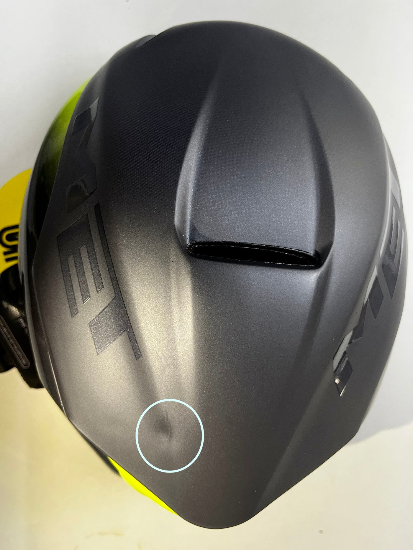[Open Box] MET Manta MIPS Aero Road Cycling Helmet (Gray/Fluo Yellow/Matt Glossy)