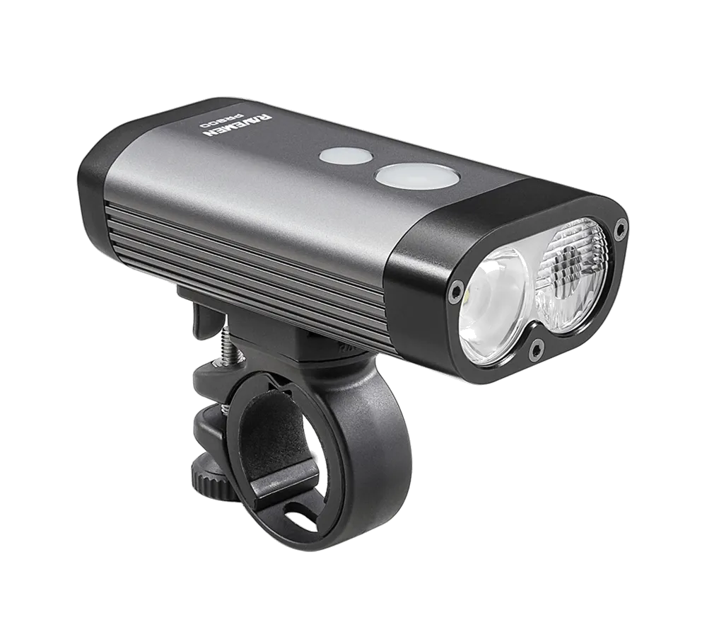 Ravemen PR800 Rechargeable Front Light (Grey) - BumsOnTheSaddle