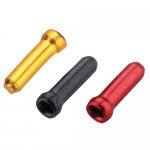 Jagwire Cable End Crimps (Gold/Black/Red) - BUMSONTHESADDLE