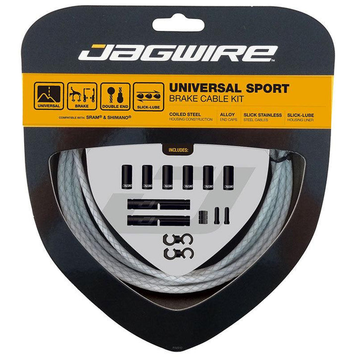 Jagwire Universal Sport DIY Brake Cable Kit (Black) - BUMSONTHESADDLE