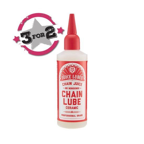 Juice Lubes Dry Weather Ceramic Chain Lube (3 For 2 Offer) - BUMSONTHESADDLE