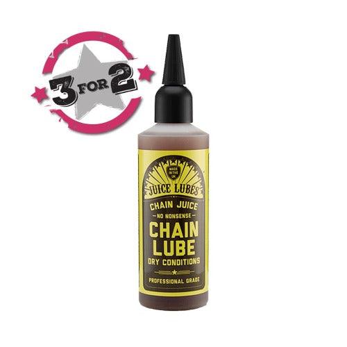 Juice Lubes Dry Weather Chain Lube (3 For 2 Offer) - BUMSONTHESADDLE