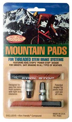 Kool Stop Threaded Mountain Pad - Dual Compound - BUMSONTHESADDLE